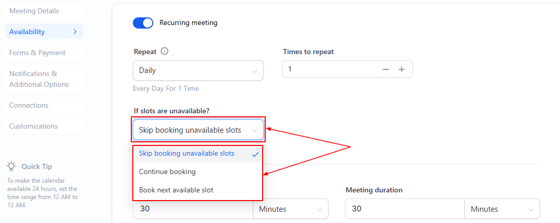 How to Set Up Recurring Appointments – figure 5