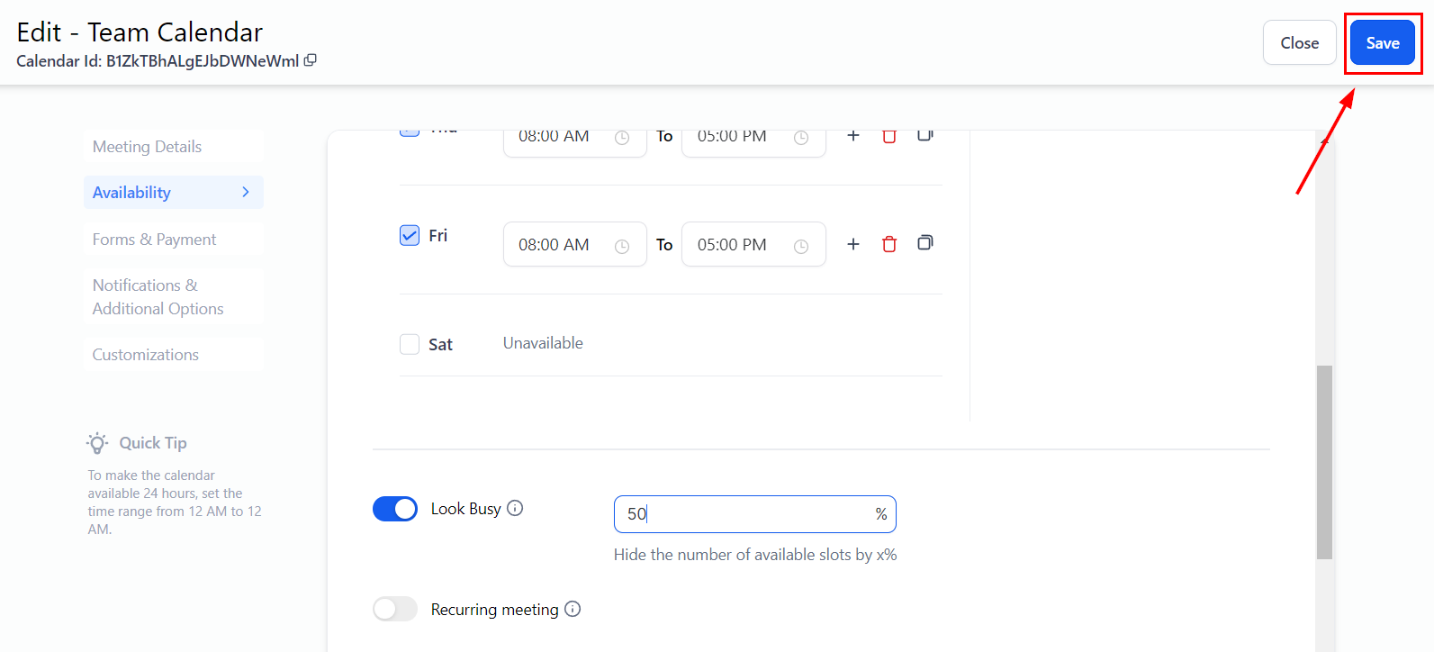 Look Busy in Calendars – figure 3
