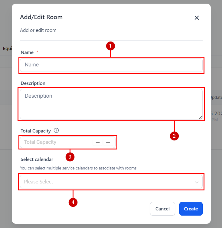 Rooms & Equipments – figure 3