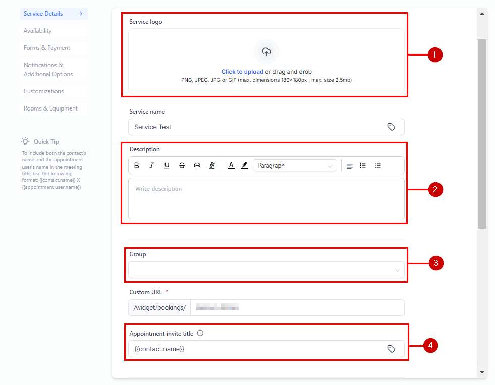 Service Calendar – figure 4