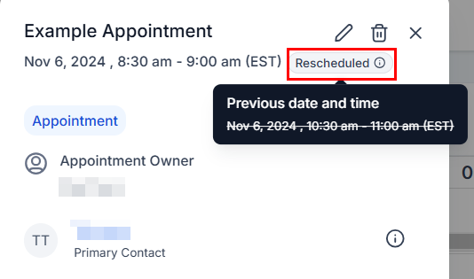 Viewing Appointments in Calendar – figure 3