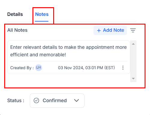 Viewing Appointments in Calendar – figure 8