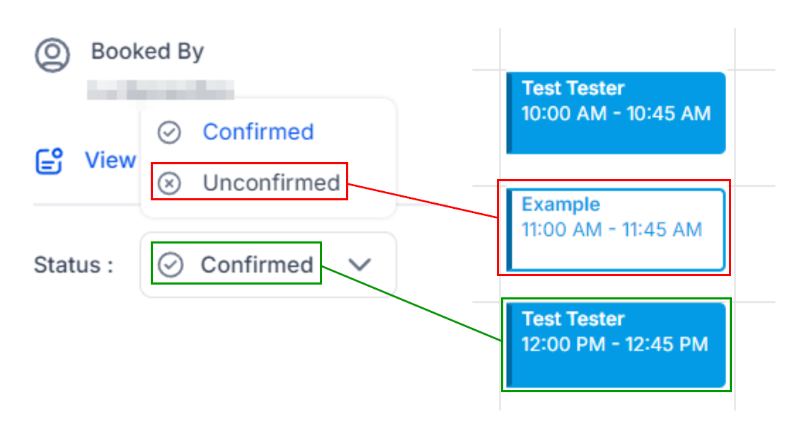 Viewing Appointments in Calendar – figure 12