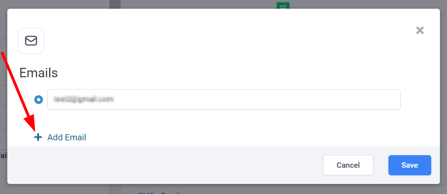 Adding Additional Email Addresses to a Contact – figure 4
