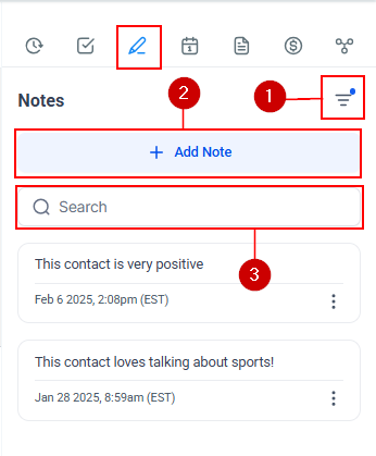 Contact Details - Information Panel – figure 7