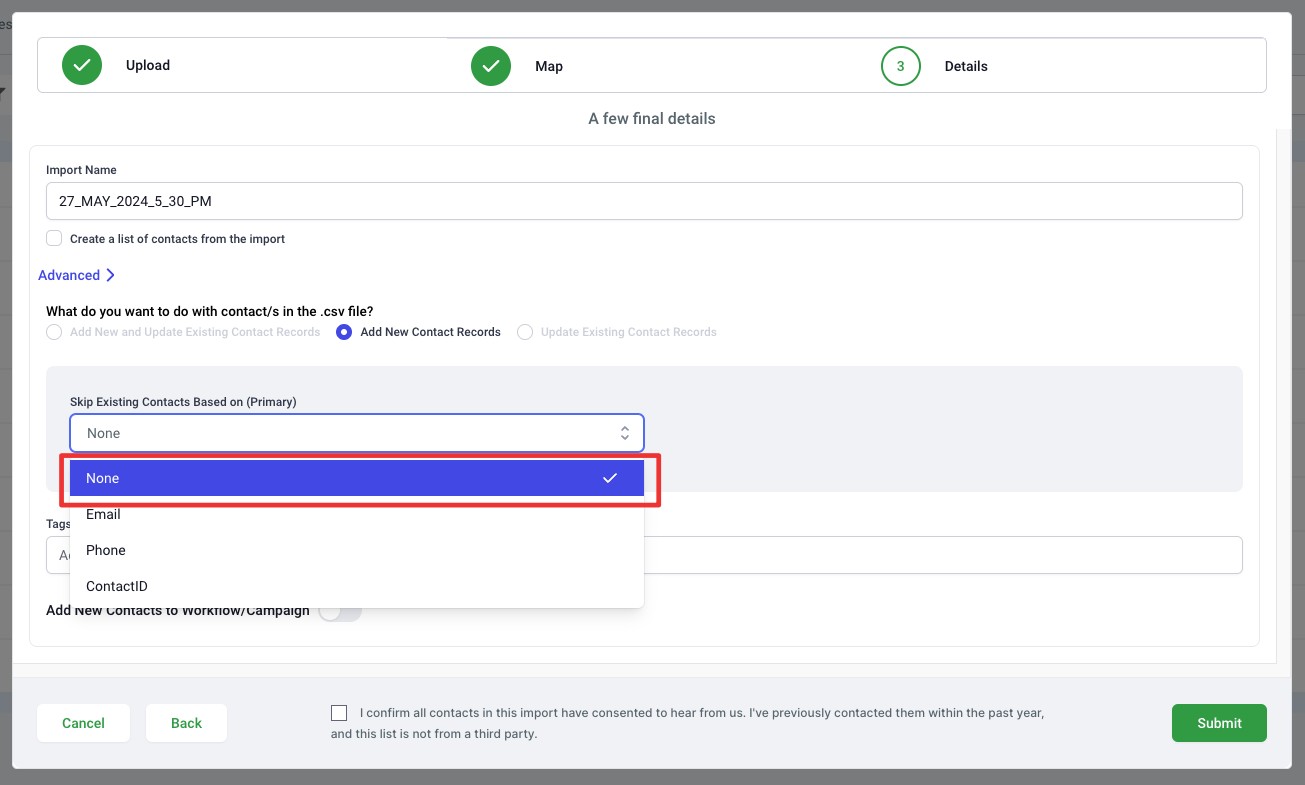 Duplicate Contacts – figure 6