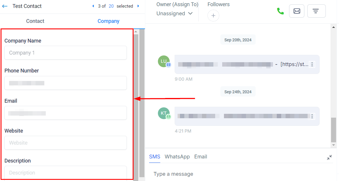 How to Add Contacts to a Company – figure 3