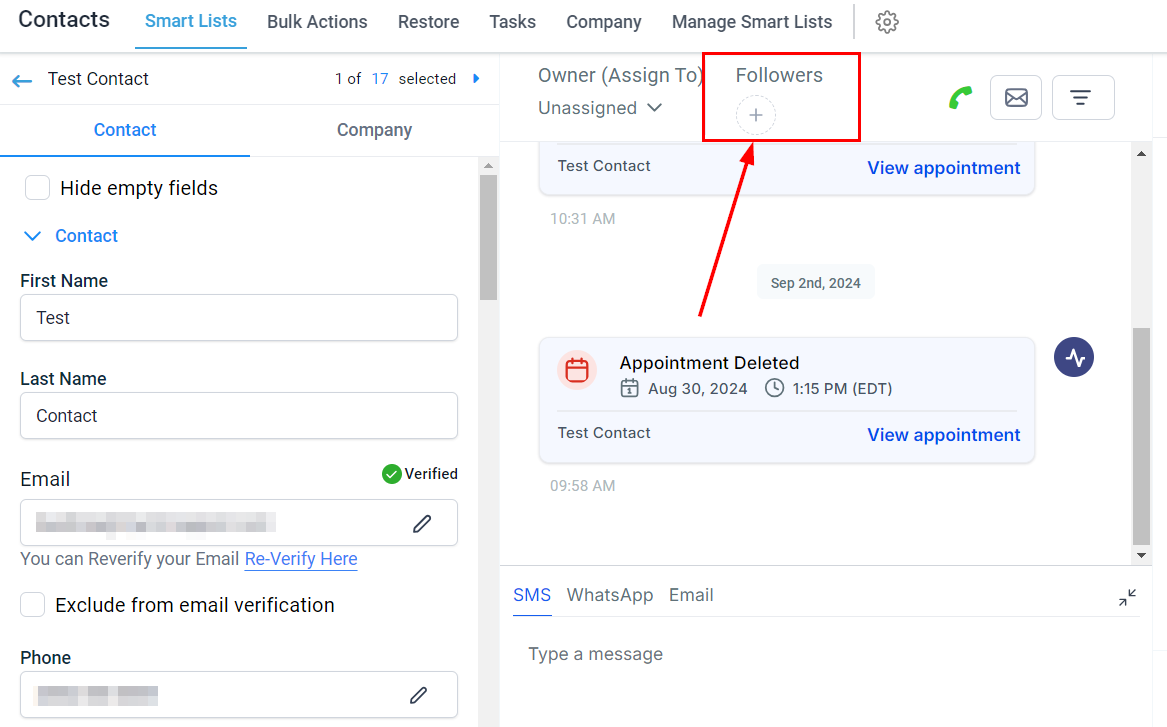 How to Add Followers to Contacts – figure 5