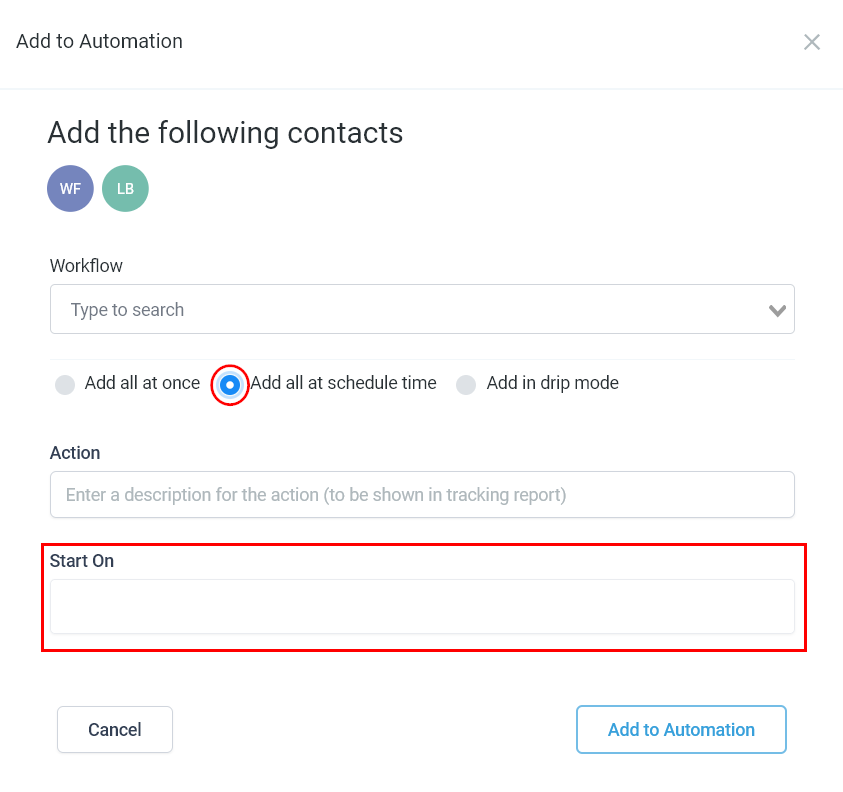 How To Add Multiple Contacts To an Automation – figure 5