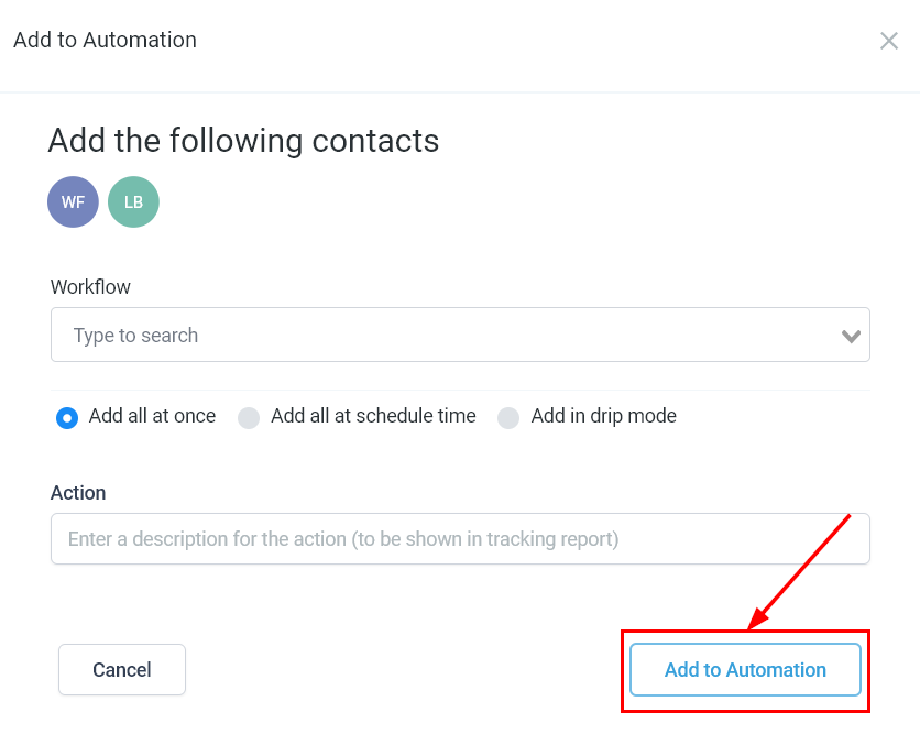 How To Add Multiple Contacts To an Automation – figure 8