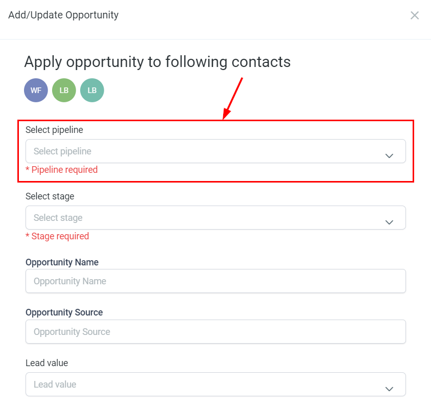 How To AddUpdate Opportunities For Multiple Contacts – figure 2