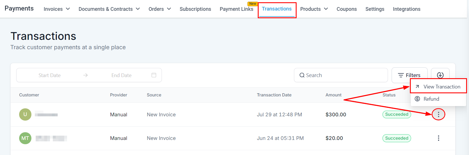 How to Apply A Manual Charge to A Contact – figure 4