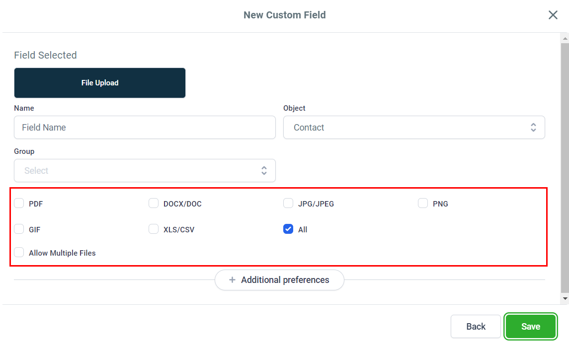 How to Attach Files To A Contact Record – figure 6