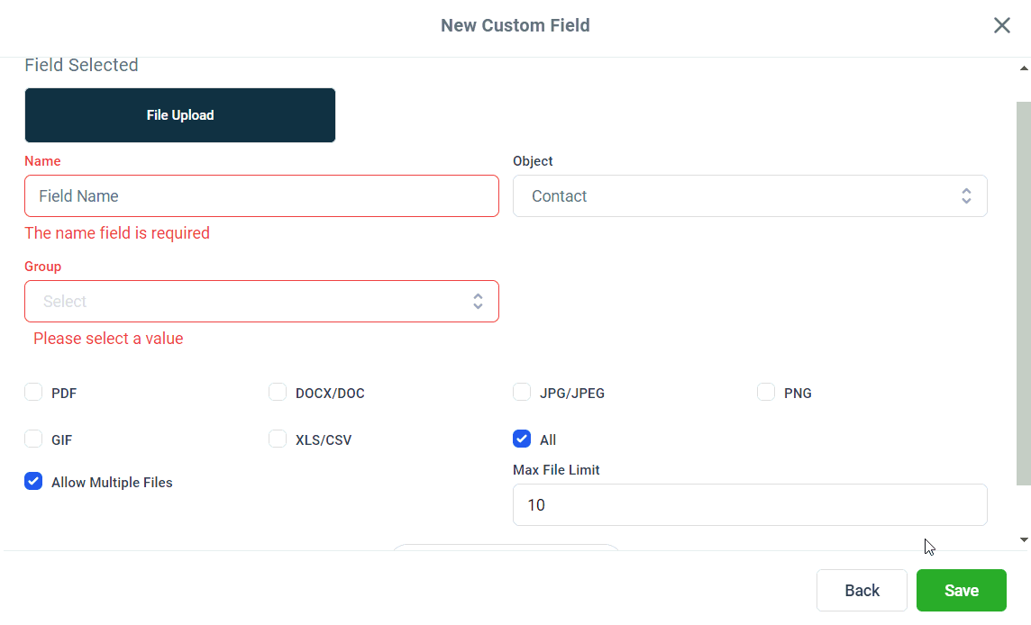 How to Attach Files To A Contact Record – figure 7