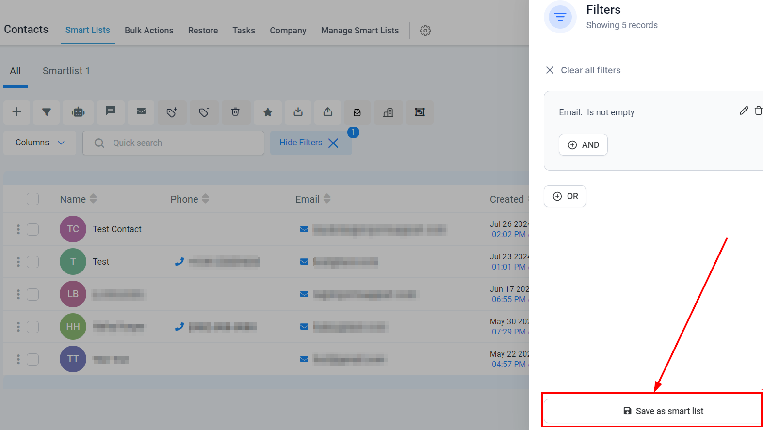 How To Create Smart Lists – figure 8