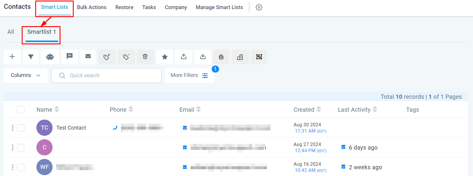 How To Edit Smart Lists – figure 1