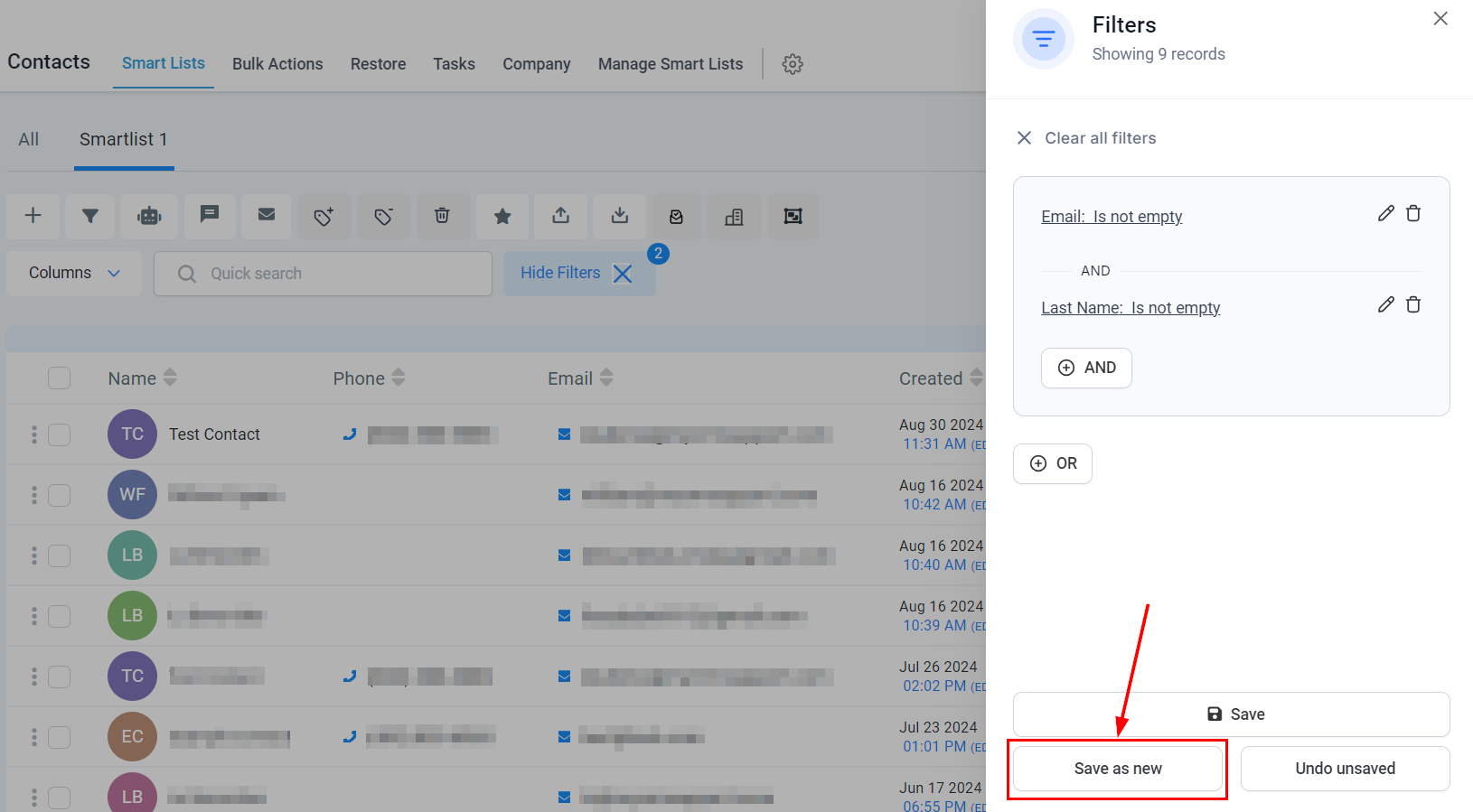 How To Edit Smart Lists – figure 6