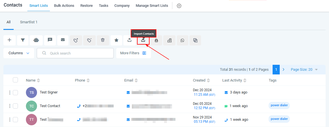 How To Import Multiple Contacts – figure 1