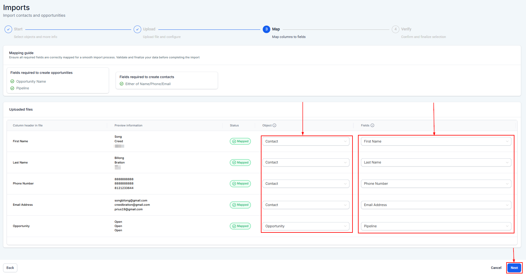 How To Import Multiple Contacts – figure 4