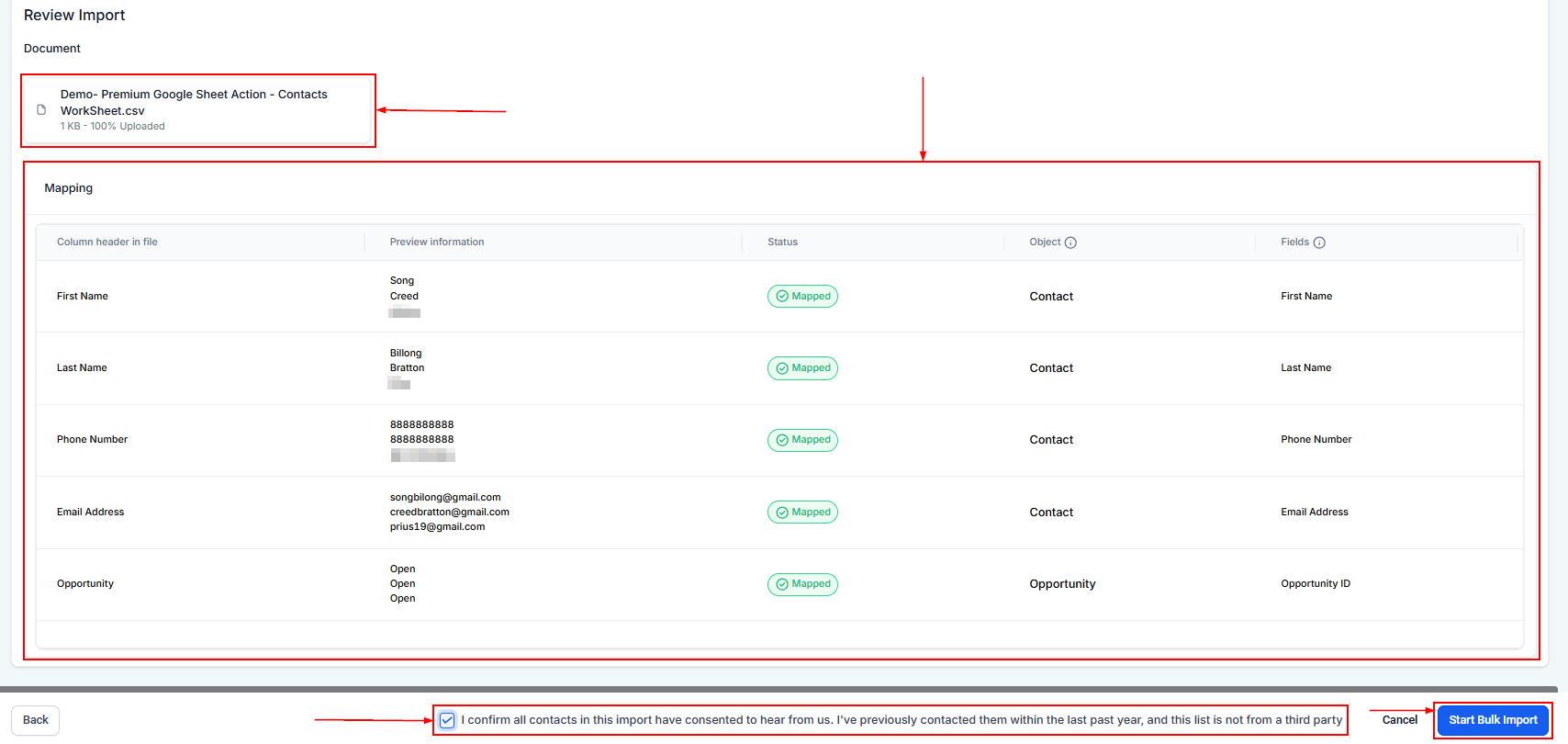 How To Import Multiple Contacts – figure 6