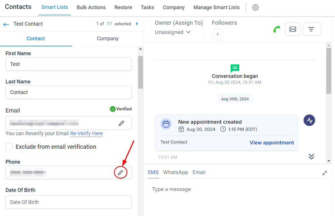 How to Input Multiple Phone Numbers for a Contact – figure 2
