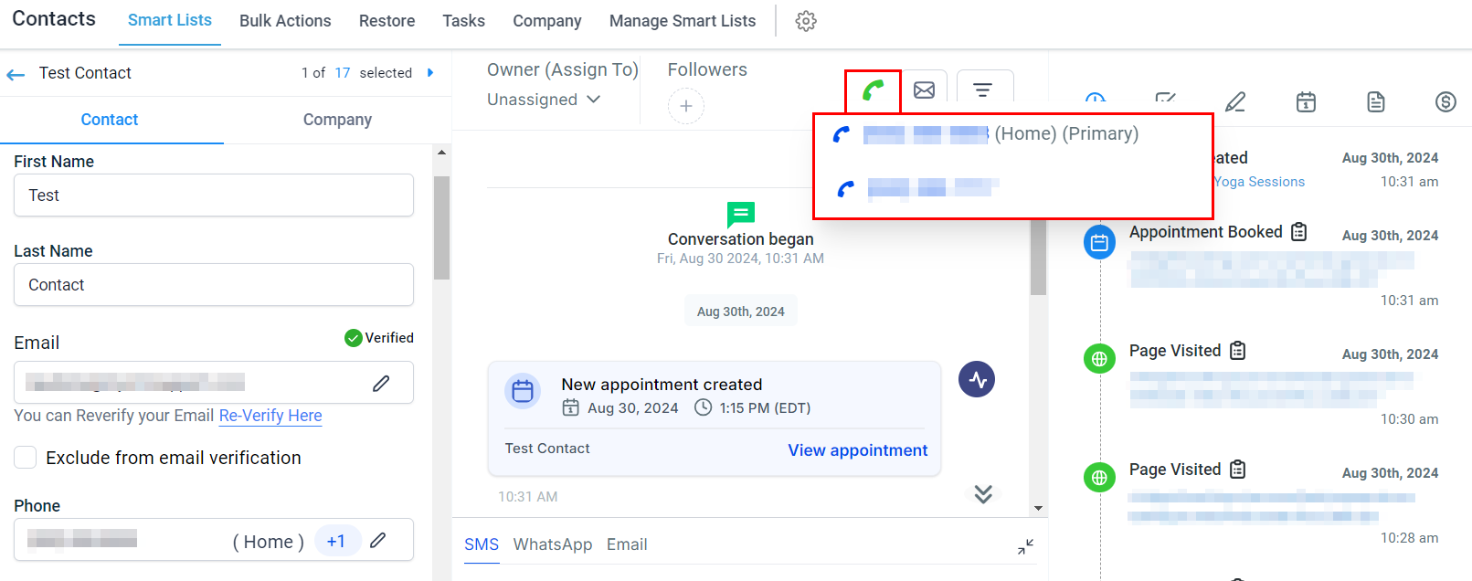 How to Input Multiple Phone Numbers for a Contact – figure 9