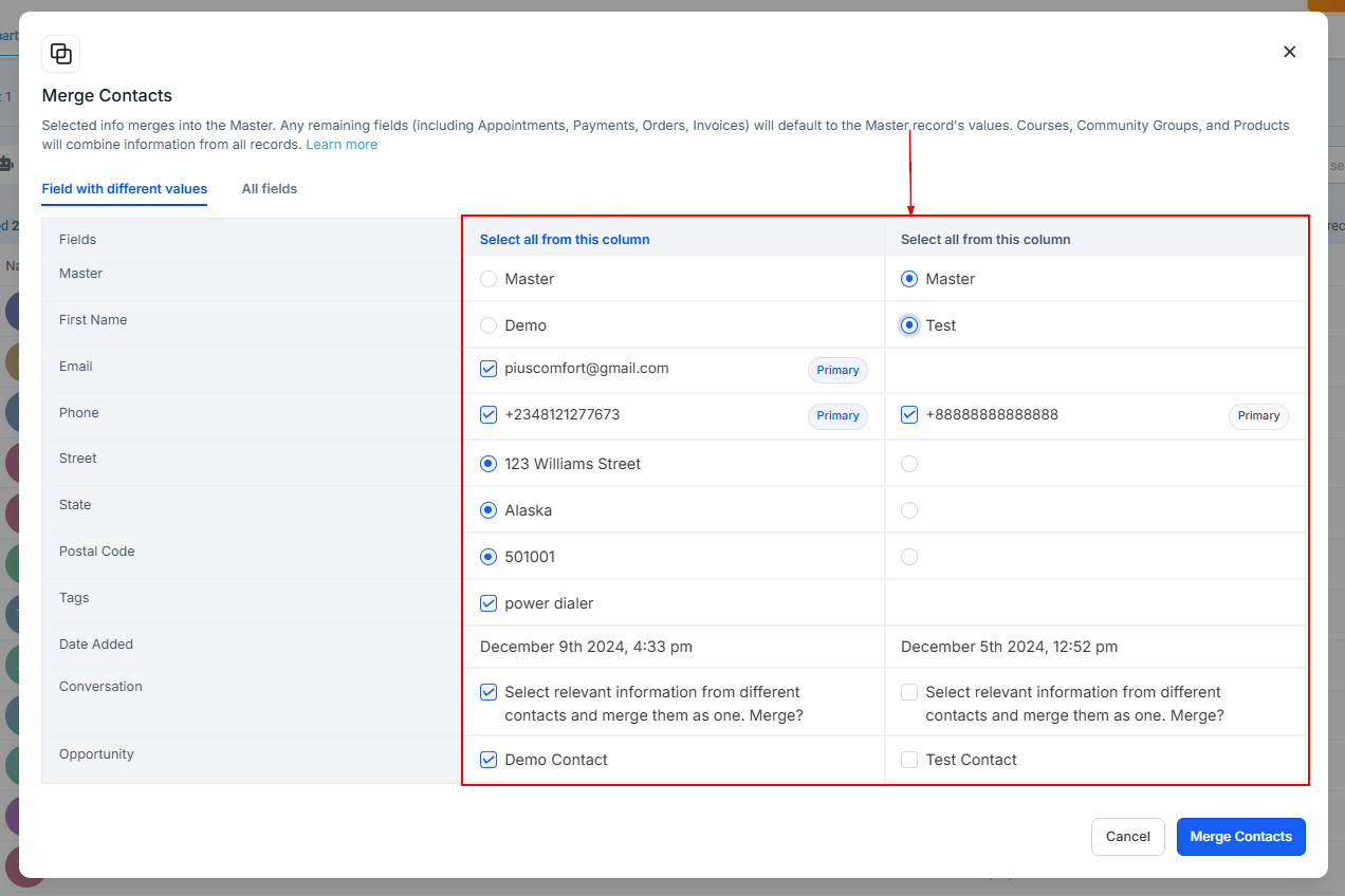 How To Merge Multiple Contacts – figure 4