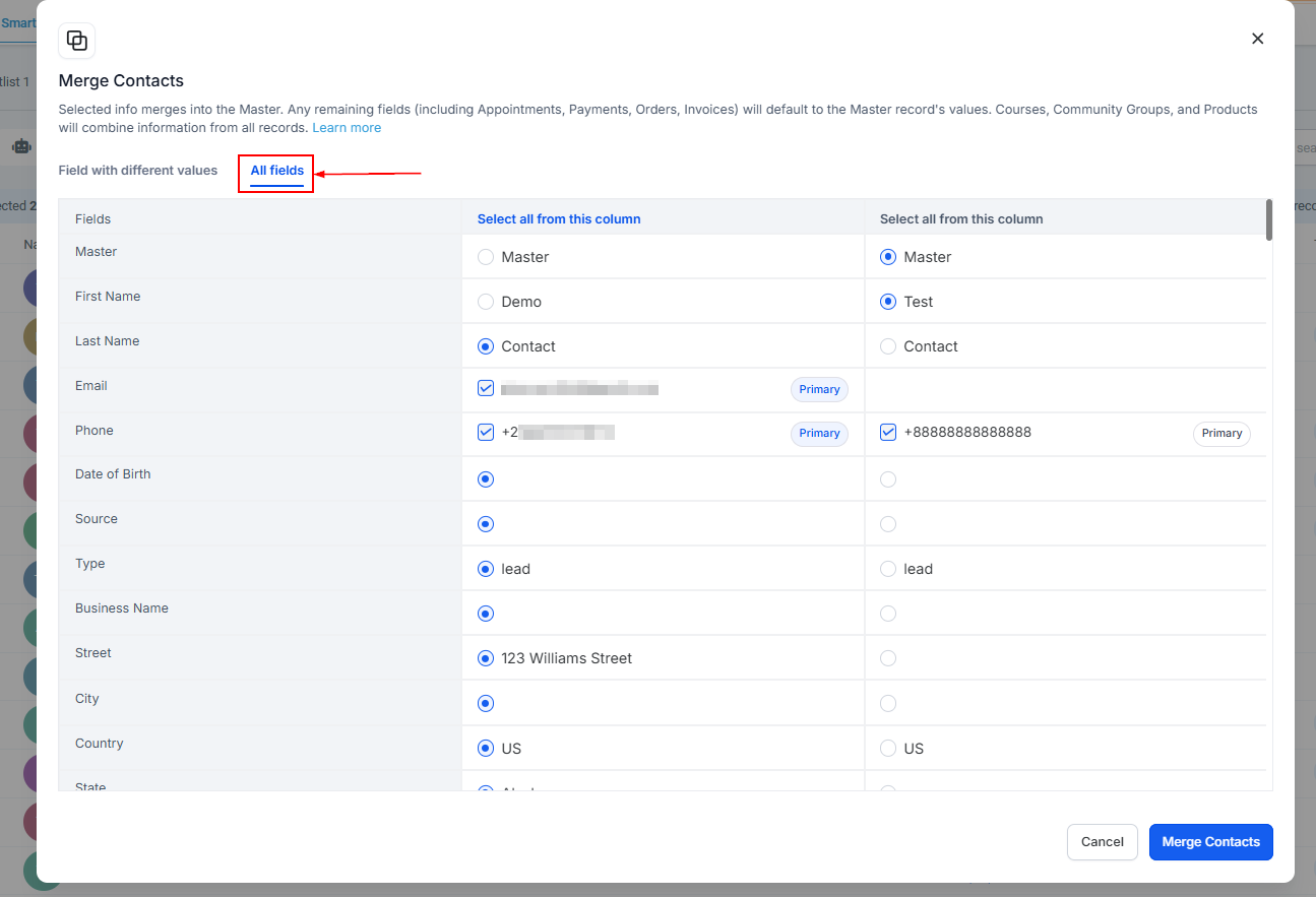 How To Merge Multiple Contacts – figure 5