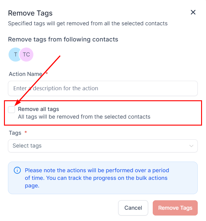 How To Remove Tags From Multiple Contacts – figure 3