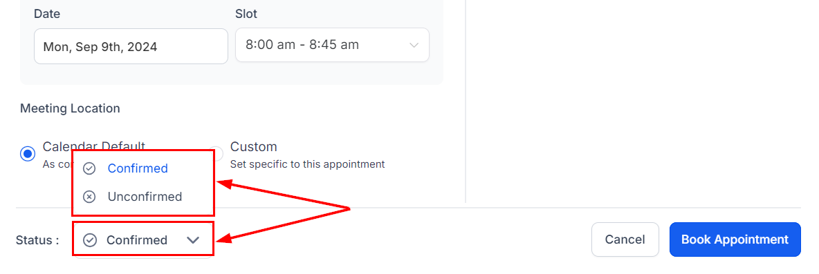 How to Schedule an Appointment from the Contacts Tab – figure 11