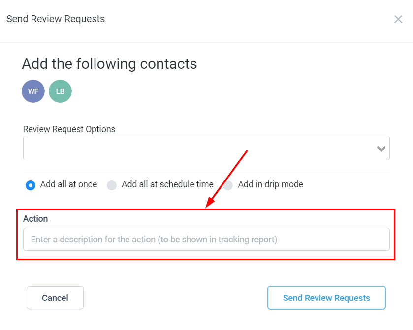 How To Send Review Requests To Multiple Contacts – figure 7