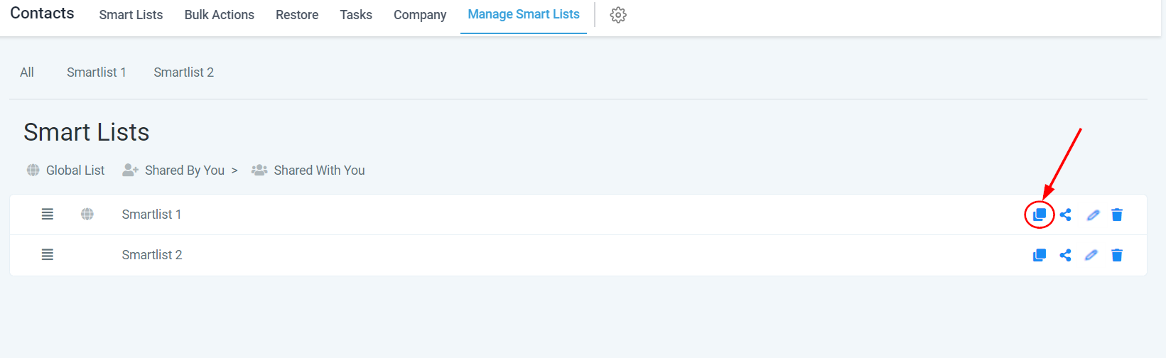 Managing Your Smart Lists – figure 4