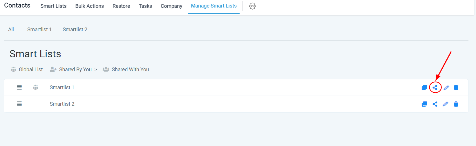 Managing Your Smart Lists – figure 5
