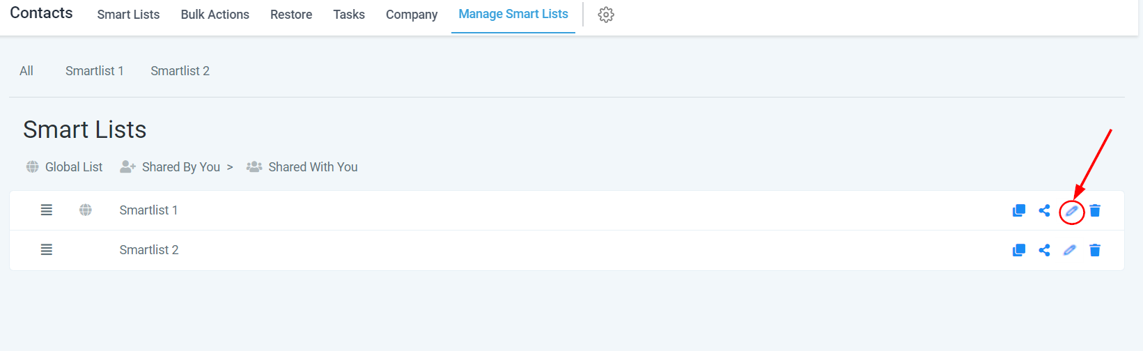 Managing Your Smart Lists – figure 7