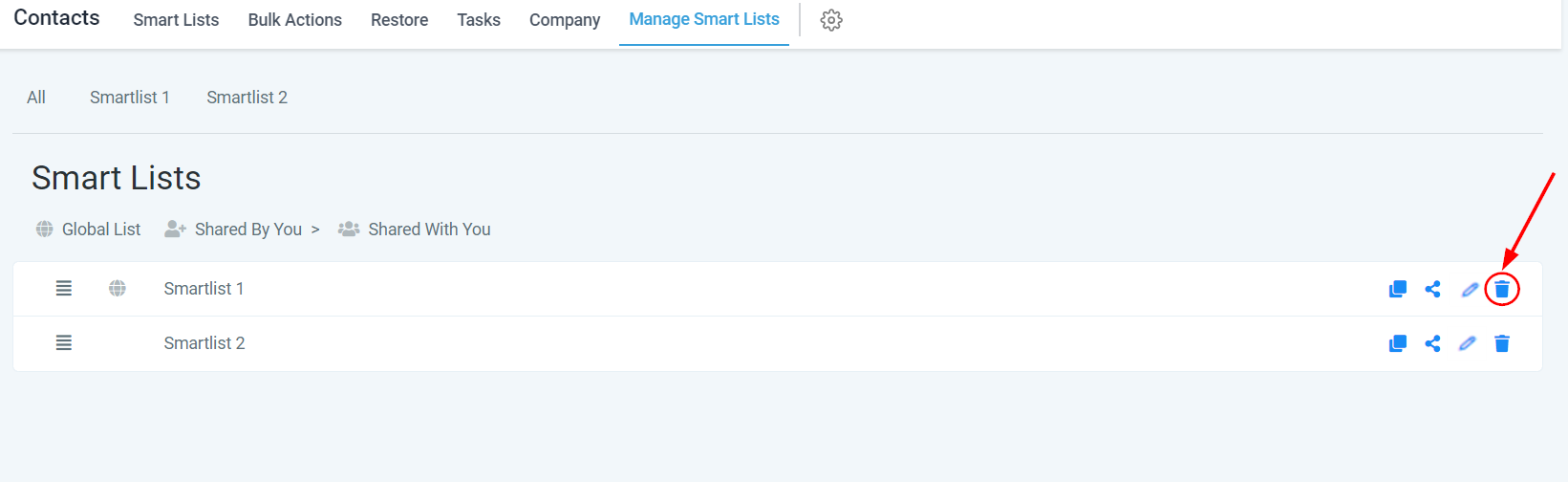 Managing Your Smart Lists – figure 8