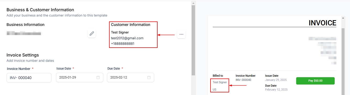 Subscriptions & Invoices in Contact Details – figure 8
