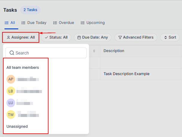 Tasks Overview – figure 5