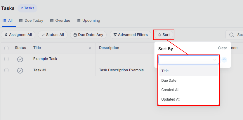 Tasks Overview – figure 9