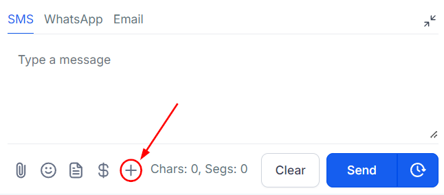 Adding Custom Values & Trigger Links to Messages – figure 1