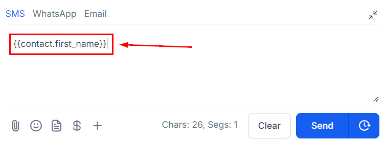 Adding Custom Values & Trigger Links to Messages – figure 4