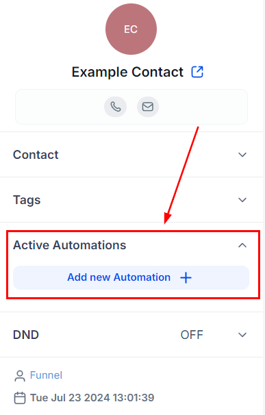 Contact Information in Conversations – figure 5