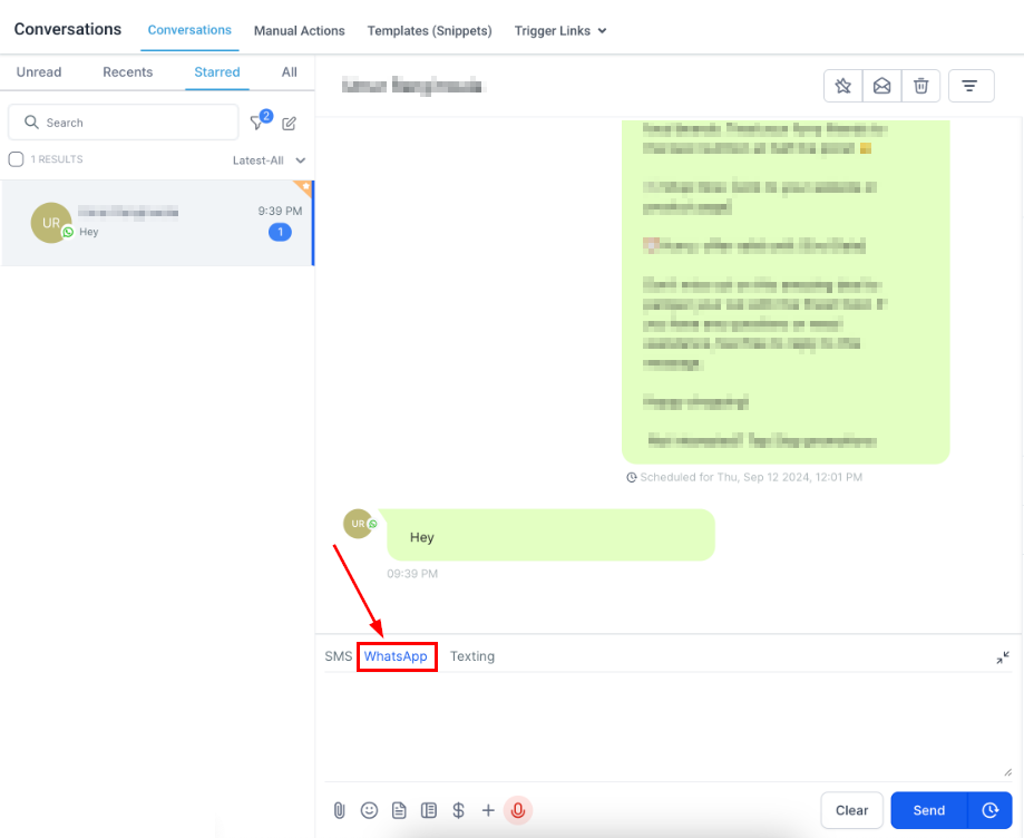 Conversations & WhatsApp – figure 1