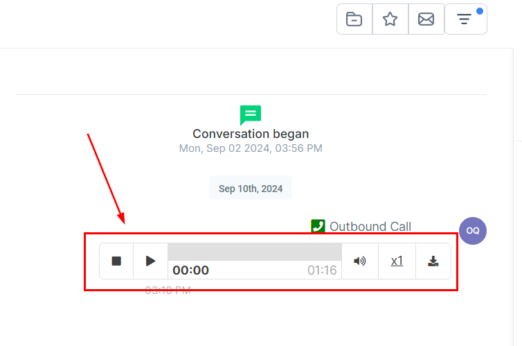 Finding Call Recordings In Conversations – figure 4