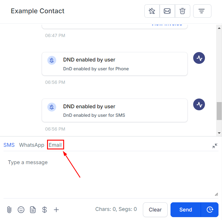 How to CC and BBC for email composer – figure 1