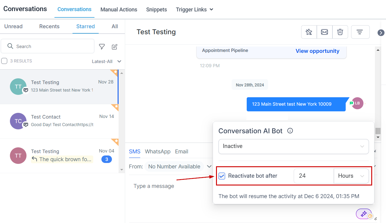 How to Manage Bot Status for Individual Contacts – figure 3