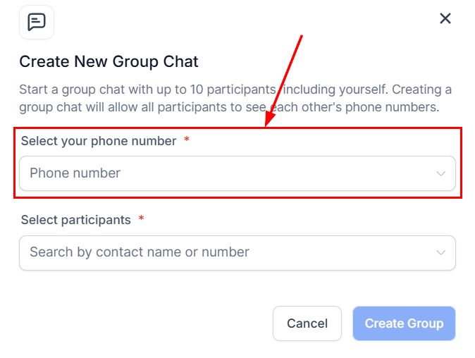 How to Send a Group SMS – figure 3