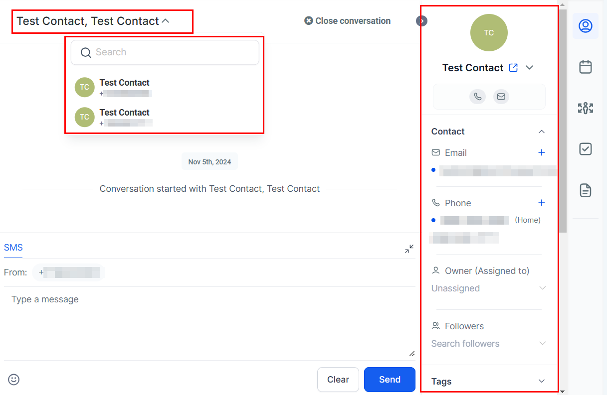 How to Send a Group SMS – figure 6