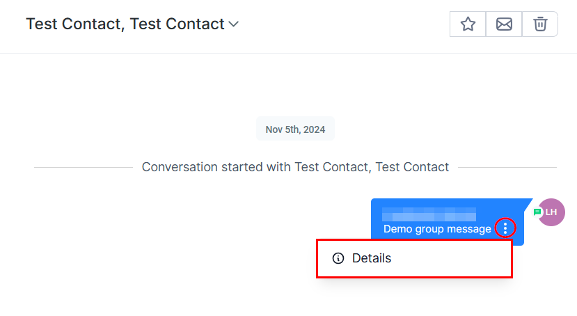 How to Send a Group SMS – figure 8
