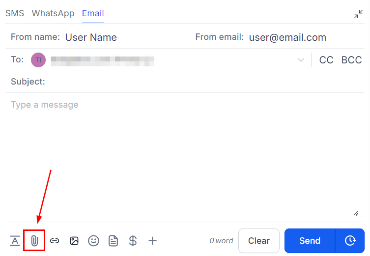 How to Send an Email – figure 5