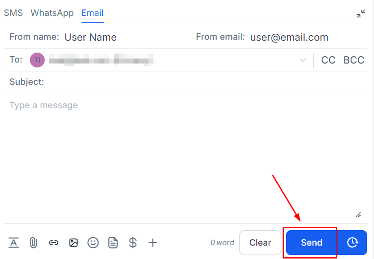 How to Send an Email – figure 13